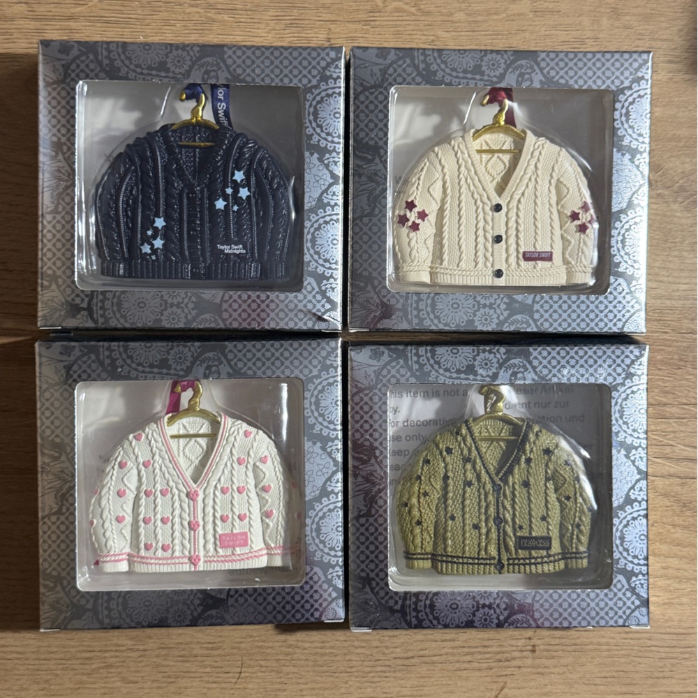 Taylor Swift Cardigan Ornament Bundle
